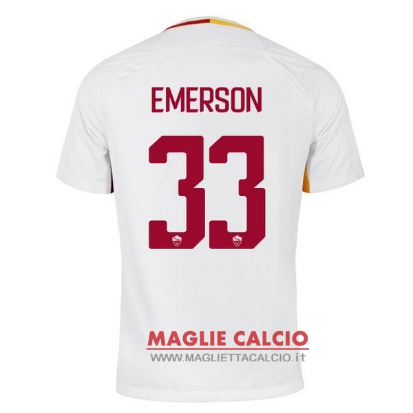 nuova maglietta roma 2017-2018 emerson 33 seconda